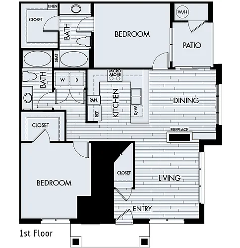 Floor plan Zenith Plan 2C