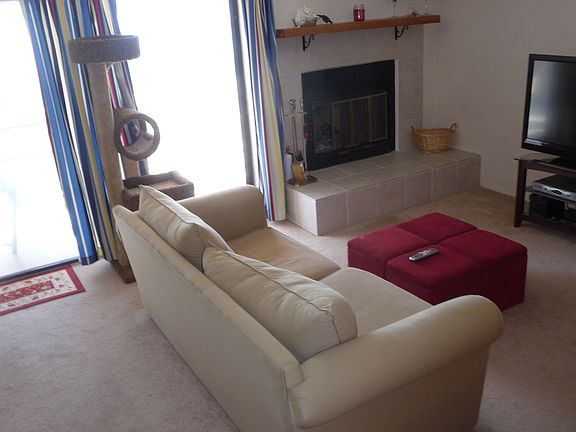 Open Living Plan Fireplace