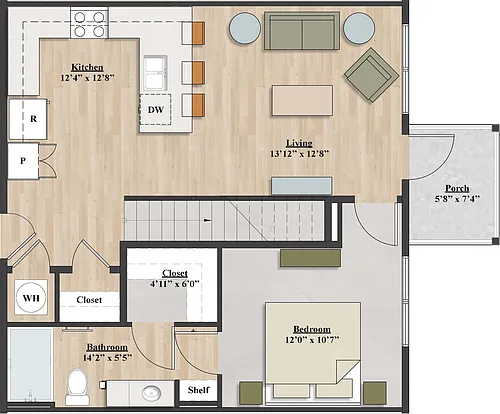 Floor plan Aria Loft