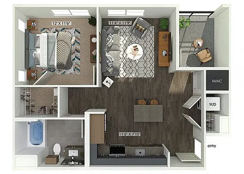 Floor plan A1 Phase 2
