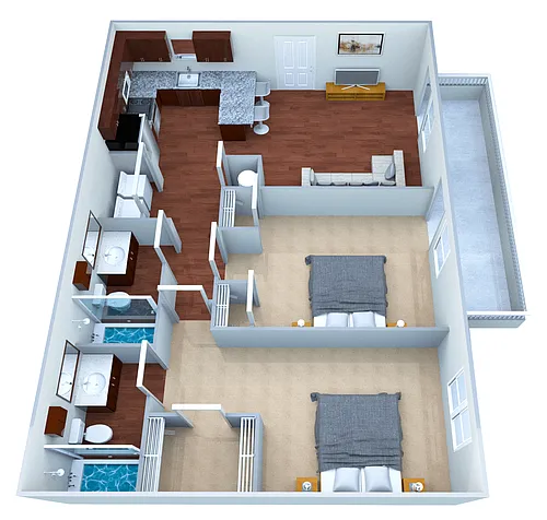 Floor plan Legacy 2-F