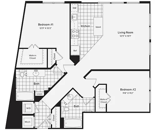 Floor plan B15