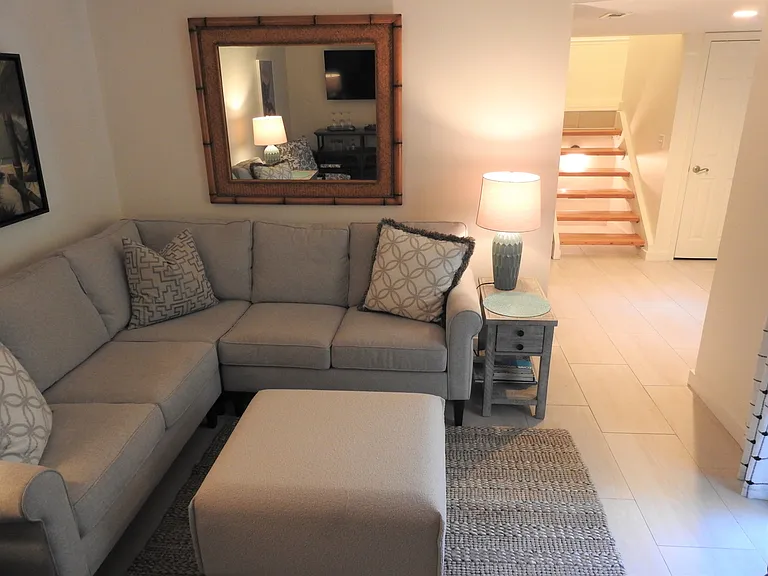 Comfortable cozy living room area