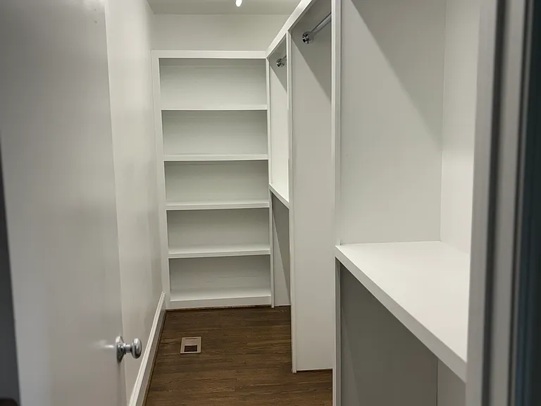 Primary closet