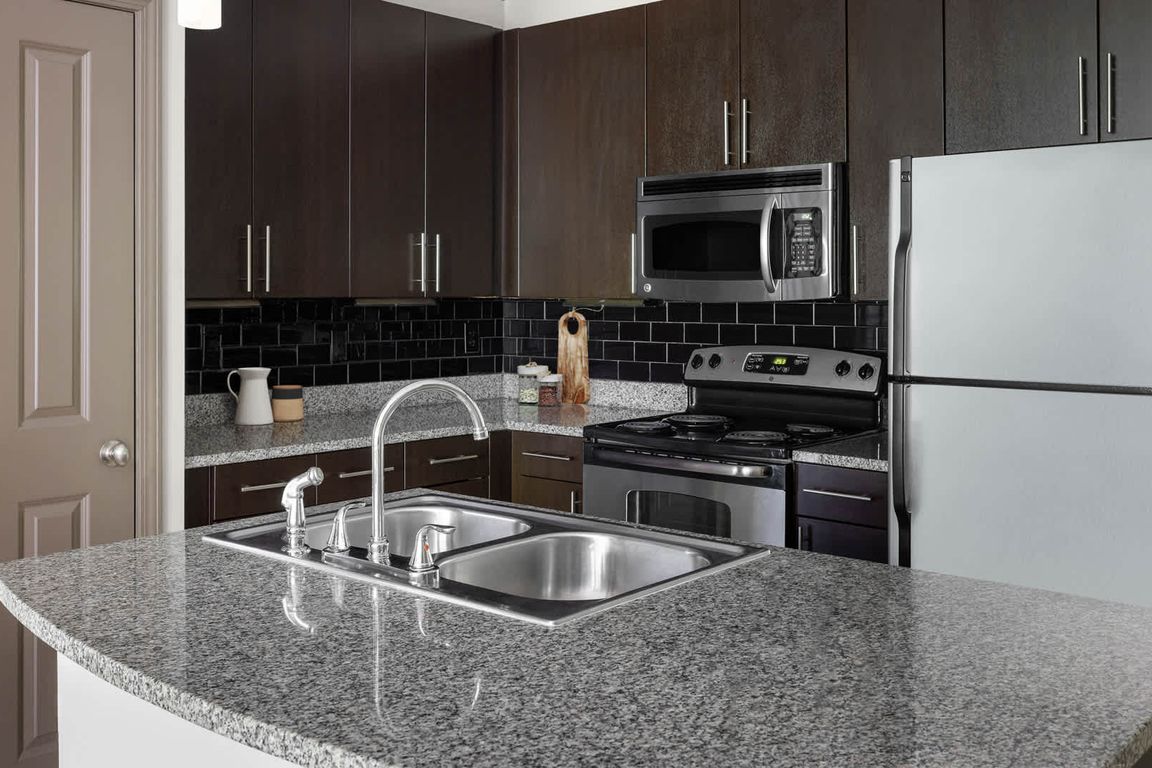Kitchen with Stainless Steel Appliances