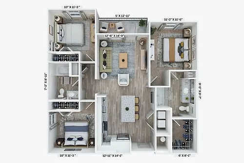 Floor plan C1