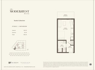 Studio Collection Plan, Modernest WeHo, Nashville, TN 37210