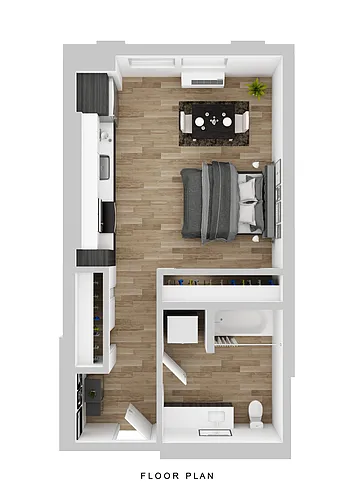 Floor plan Broadrock - Studio A