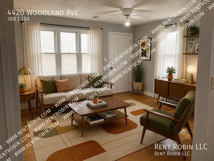 Adorable KC Charmer with Private Parking, In-Home Washer/Dryer & Spacious Yard — Photo 3