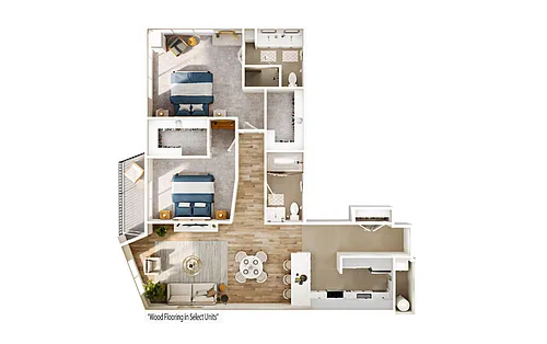 Floor plan FB2R