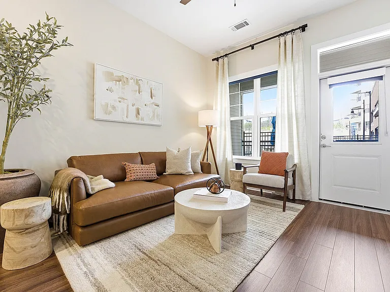Spacious living areas with abundant light