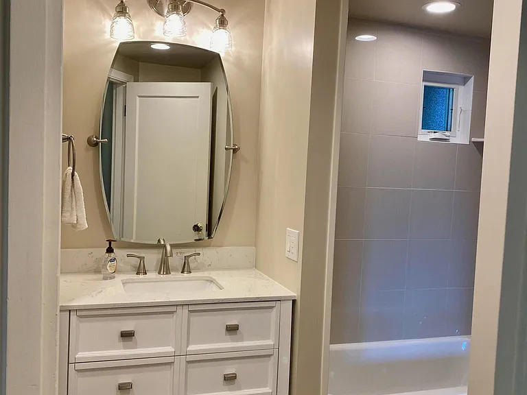Brand New Bath as of 2021