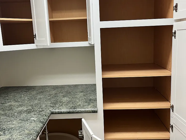 Plenty of cabinet space in the office downstairs by master bedroom