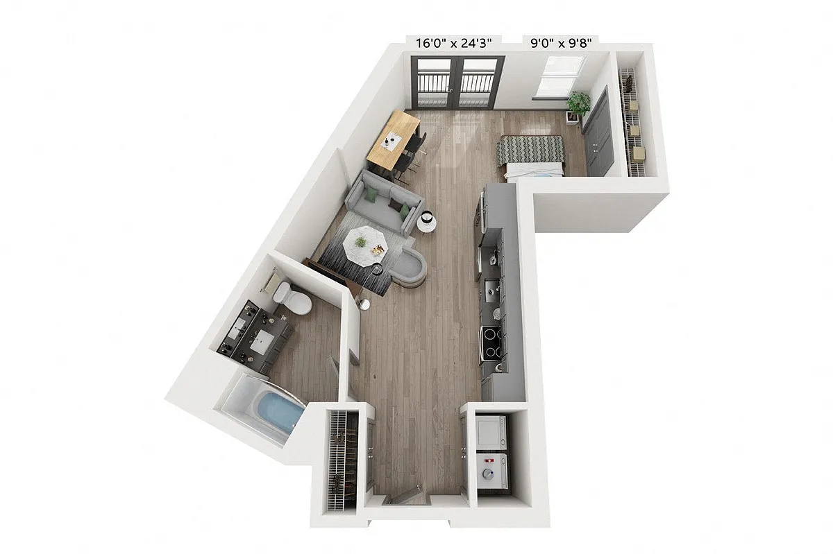 Floor plan Adams (0.1E)