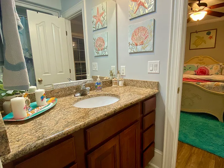 En suite bathroom