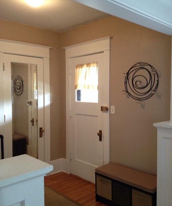 2nd flr deck door & coat closet