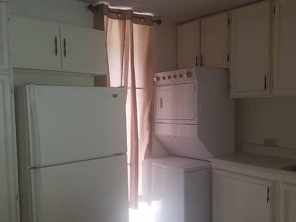 kitchen with laundry