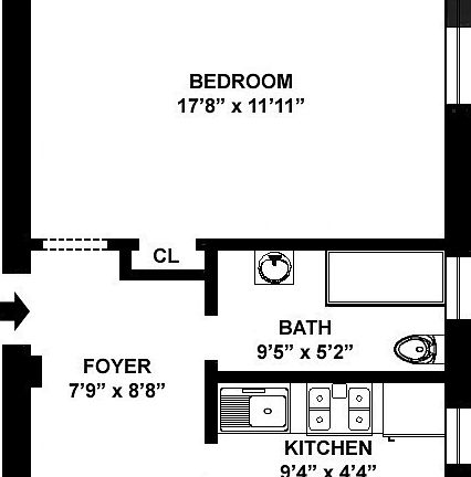 2nd image of 340 W 86th St APT 3E