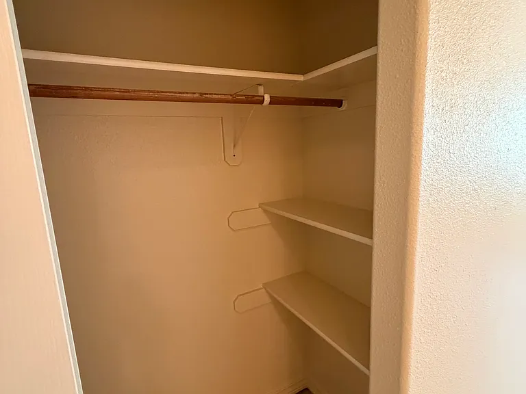 Master suite closet.