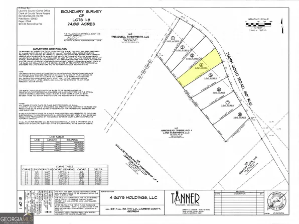 0 Mark Wood Rd Lot 4, Dexter, GA 31019