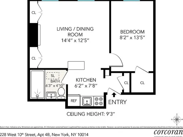 228 W 10th St APT 4B, New York, NY 10014