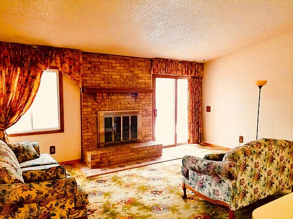 Family room with a walk-out to the backyard