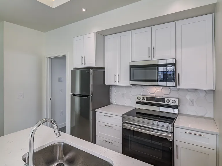 3d tile backsplash on all units