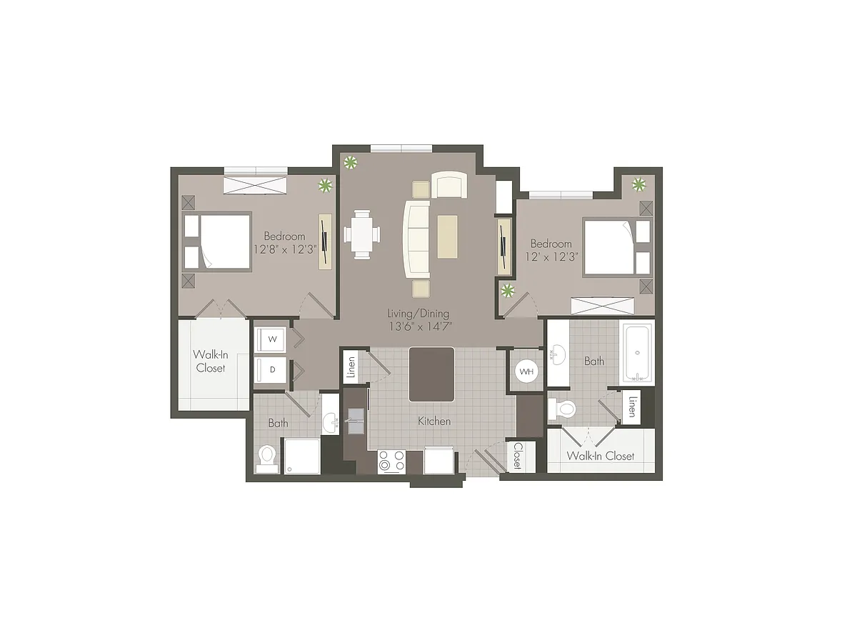 Floor plan 2B1