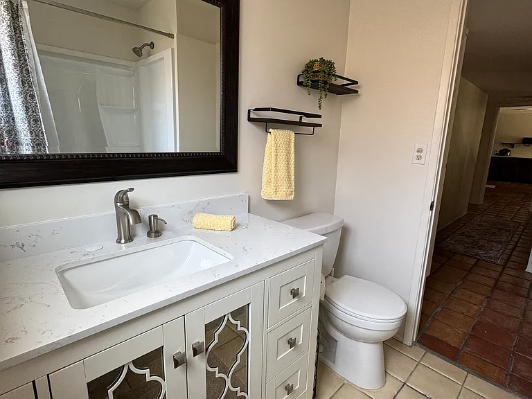 Private bathroom for bedroom #2 tenant.