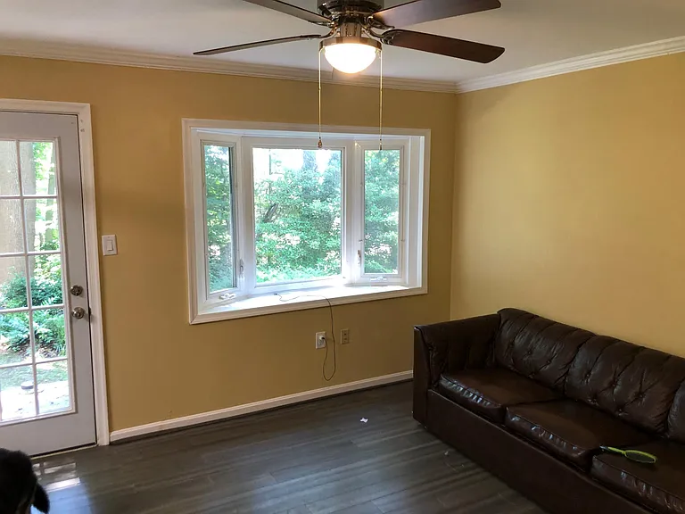 Family room looking to backyard