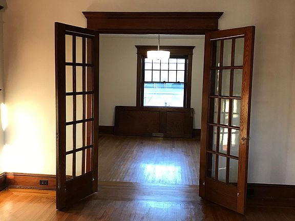 Living area flows into Dining area