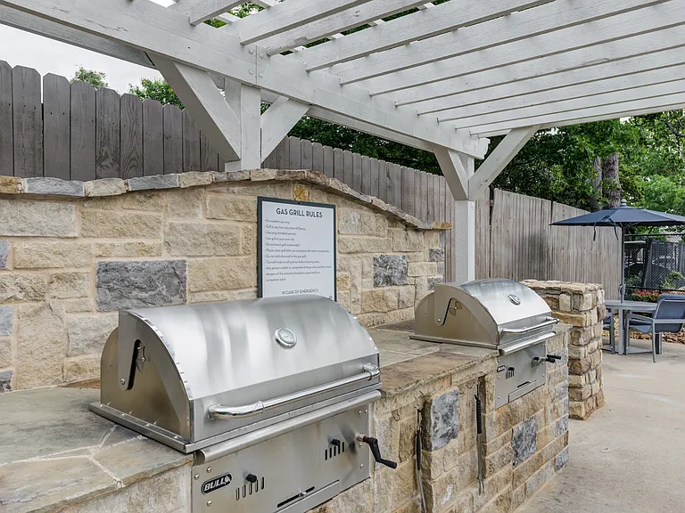 Poolside Grilling Area