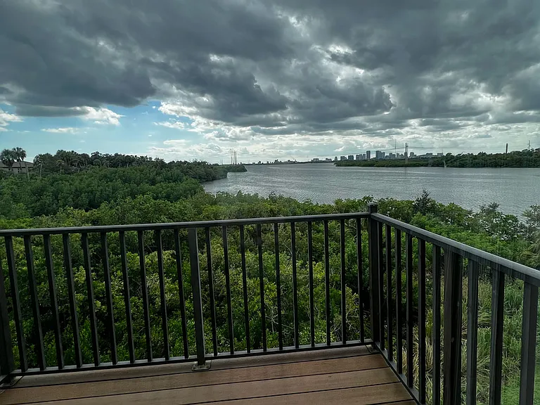 Balcony off top bedroom.