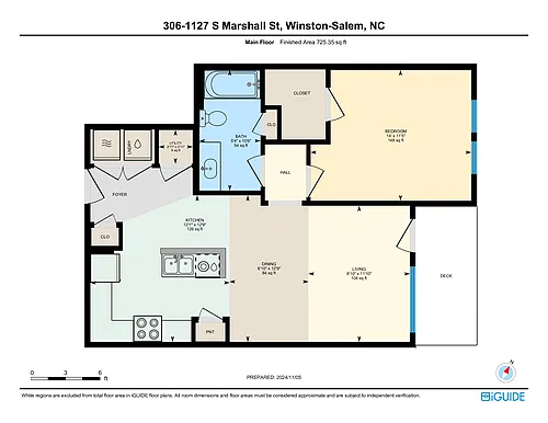 Floor plan One Bedroom 1