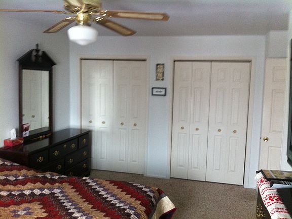 Master bedroom closets