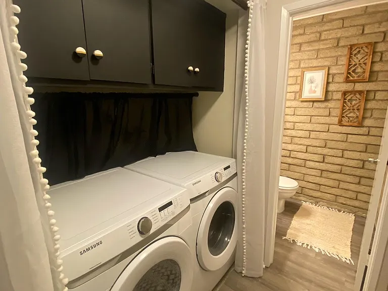 laundry and 1st-floor bathroom