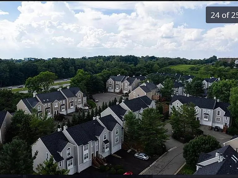 Aerial view of community
