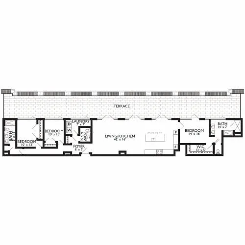 Floor plan Royale 3D25 Penthouse