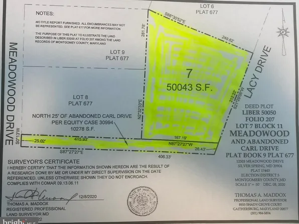 12503 Meadowood Dr, Silver Spring, MD 20904