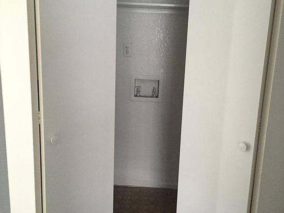 Laundry closet available