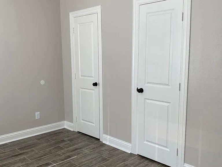 Two closet accesses