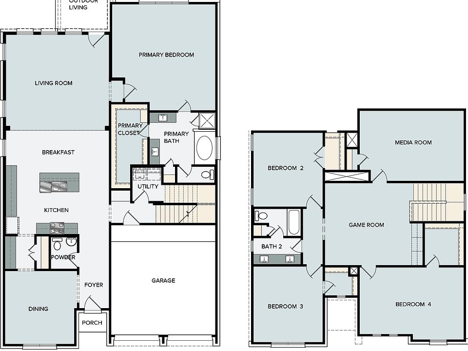 Plan 3262 Plan, Oaks at San Gabriel, TX 78628 Zillow