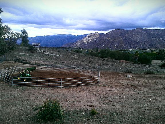 Round pen in back pasture.