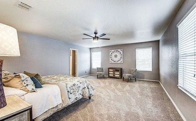 Massive master bedroom