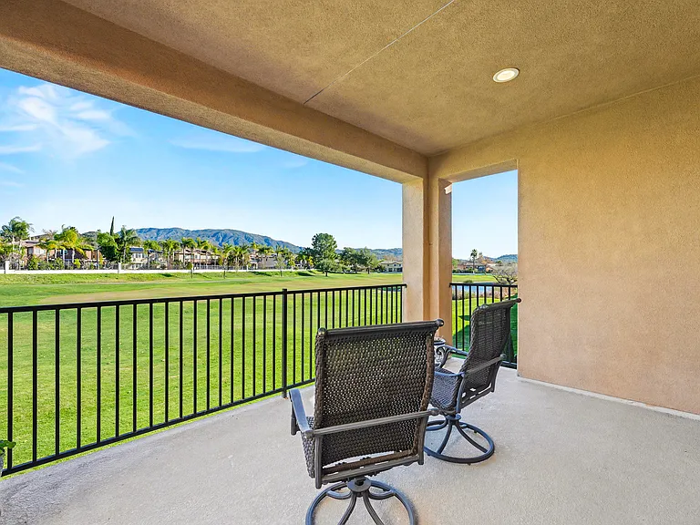 Covered balcony