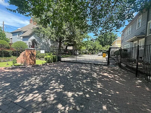 gated entry for residents only