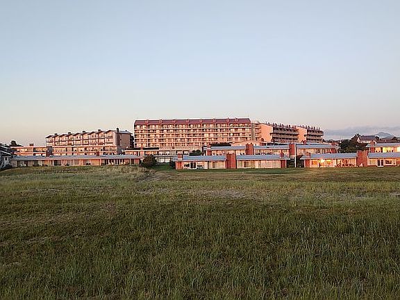 Beach view of Gearhart House