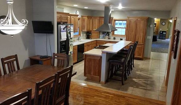 Kitchen from formal dining