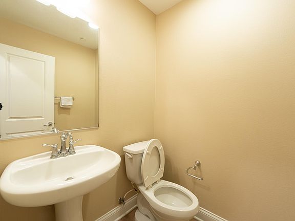 Powder room on the first floor