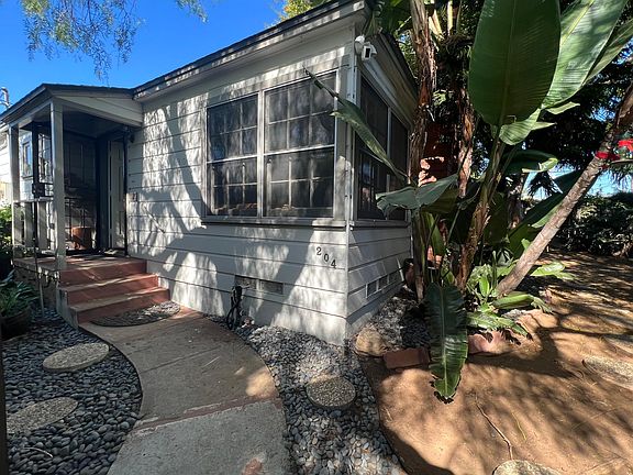 View of front of the house from front gate